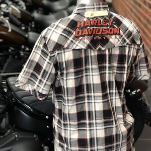 Harley-Davidson Shirts - Harley Davidson Men's Plaid Garage Shirt Harley-Davidson Shirts - Harley Davidson Men's Plaid Garage Shirt